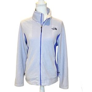 The North Face Women's Grey and Purple Ski Jacket